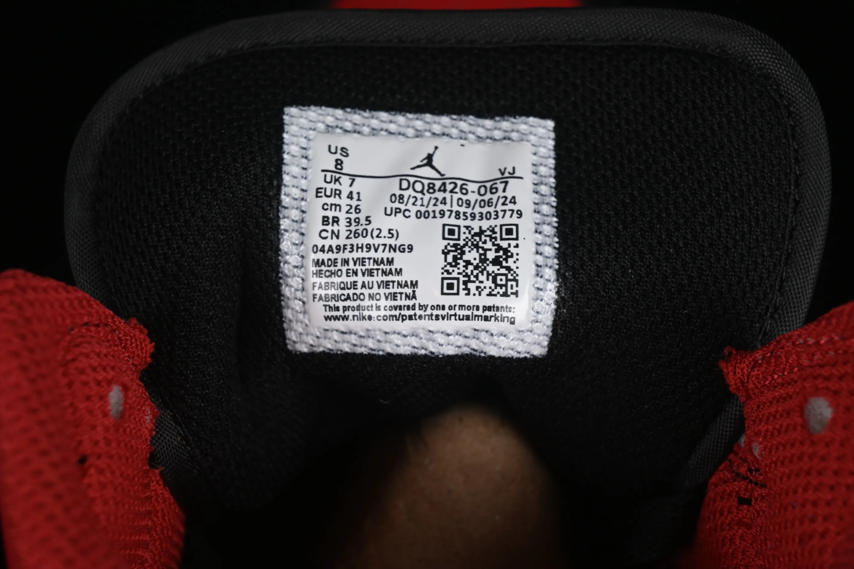 All categories Air Jordan Jordan series basketball shoes Air Jordan 1 Mid Air Jordan 1 Mid AJ1 Joe 1 black and red mid-top cultural and casual sneakers DQ8426-067